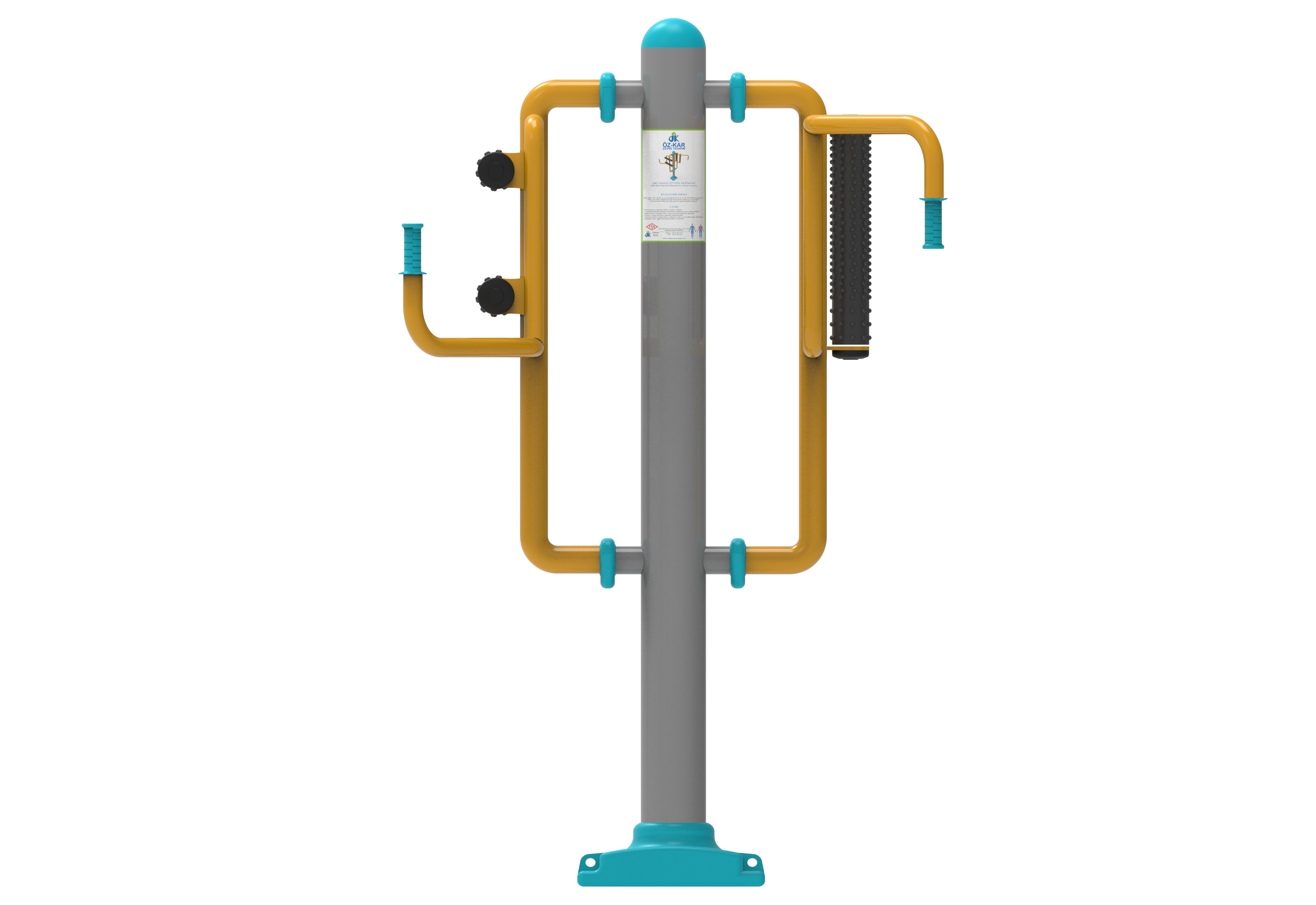 Sirt Masaj Aleti KLF-15 | Dış Mekan Spor Aletleri | Erse Kent Mobilyaları